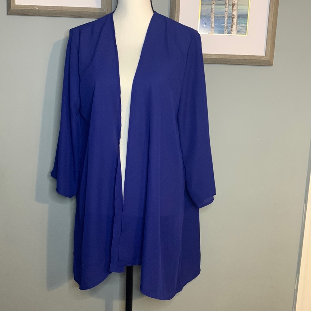 Royal blue coverup